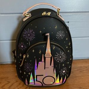Disney Parks 50th Anniversary Grand Finale Loungefly Backpack